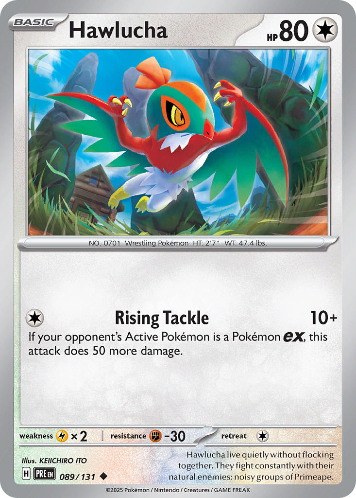Hawlucha - 089/131 (PRE) Uncommon - Near Mint