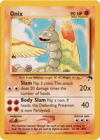 Onix - 3/18 (SI) Promo - Light Play