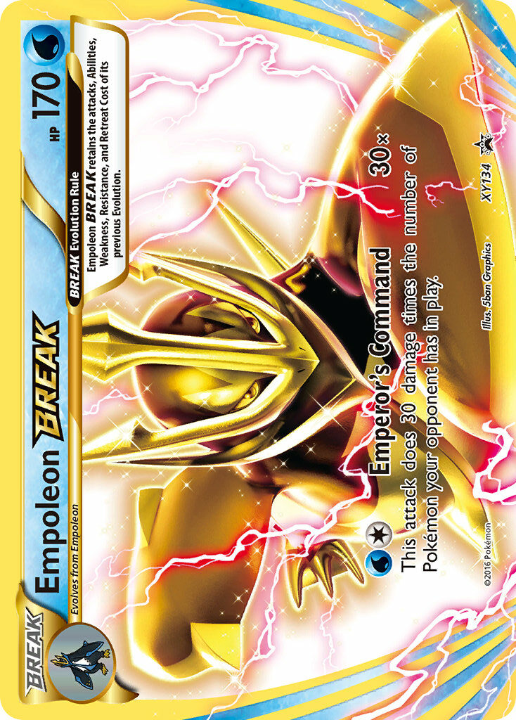 Empoleon BREAK - XY134 (XY:PR) Promo - Near Mint Holofoil