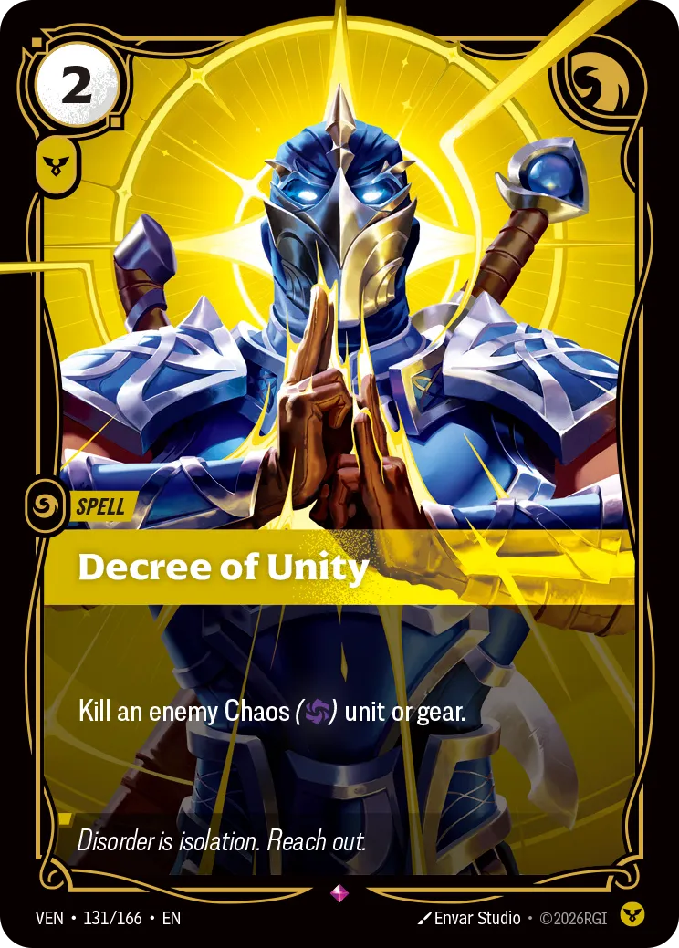 Decree of Unity - 131/166 (VEN) Rare