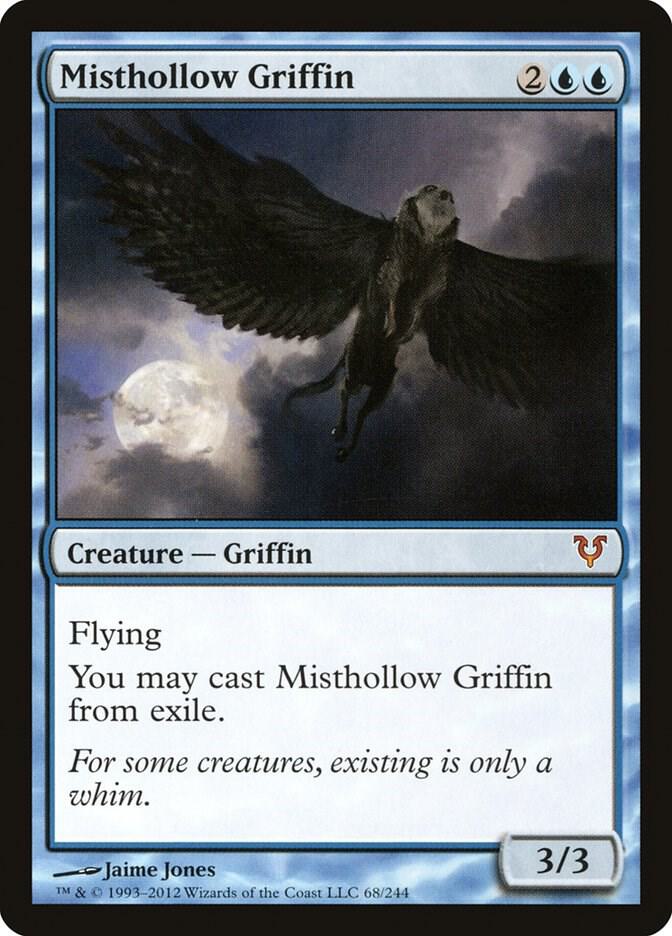 Misthollow Griffin (AVR-M-FOIL) Moderate Play