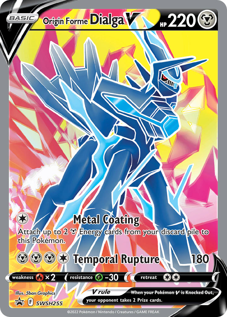 Origin Forme Dialga V - SWSH255 (SWSH:PR) Promo - Near Mint Holofoil