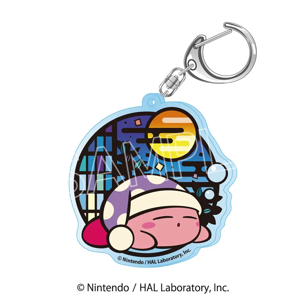 Kirby of the Stars: Paper Cutout Series Acrylic Key Holder -
