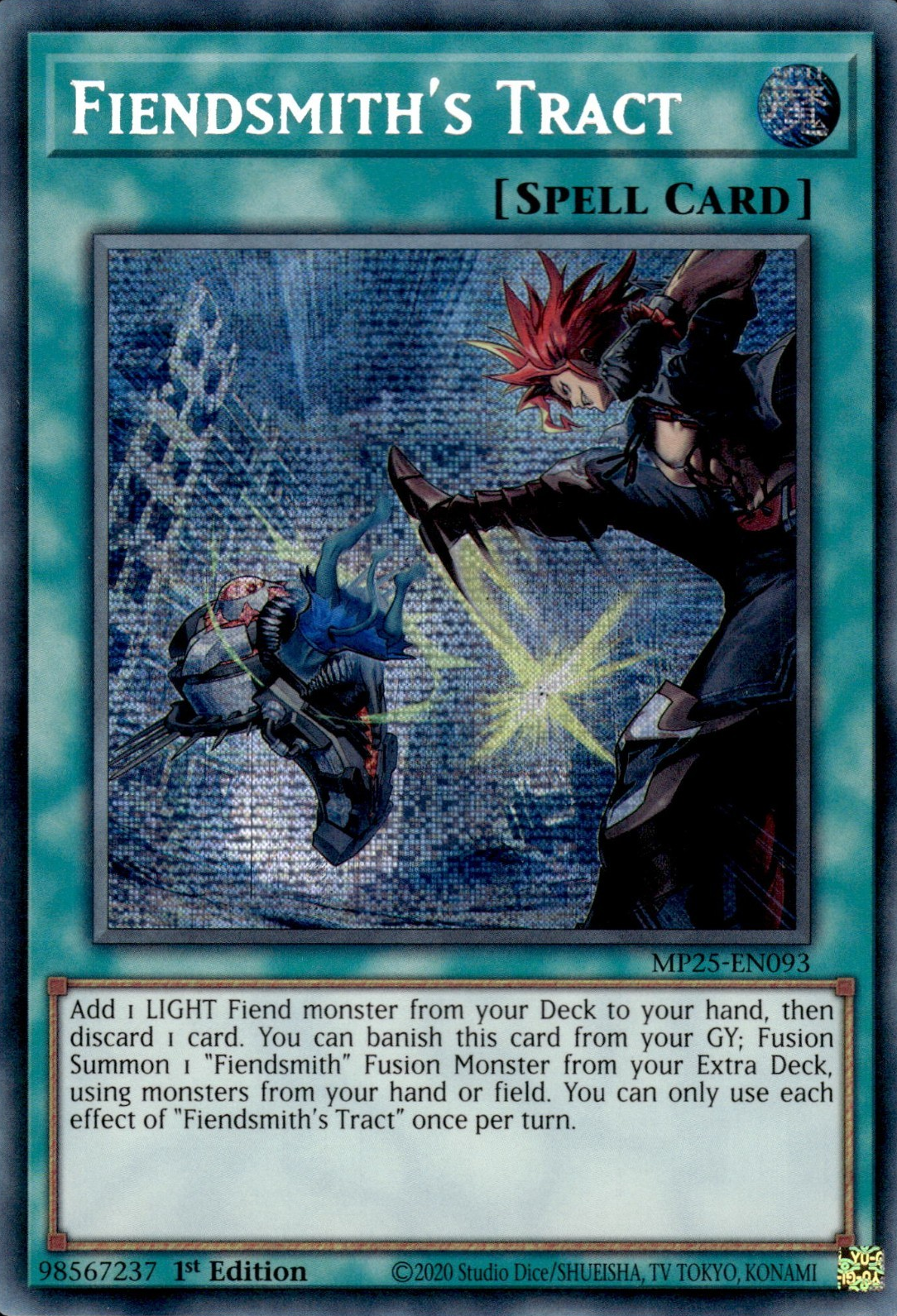 Fiendsmith's Tract (MP25-EN093) Prismatic Secret Rare Near Mint 1st Edition