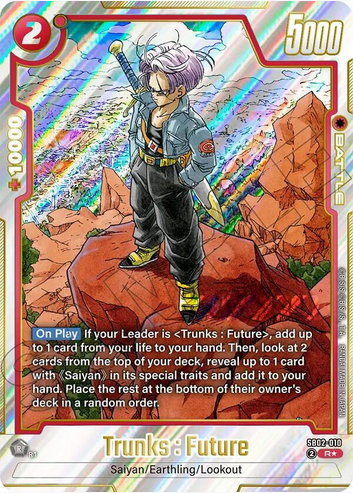 Trunks : Future (Alternate Art) - Manga Booster 02 (SB02-010)