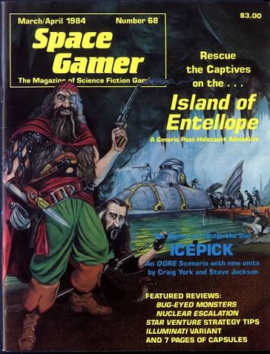 Steve Jackson Games: The Space Gamer Magazine #37, 55, 68, 69, 72, 74 (USED) Bundle