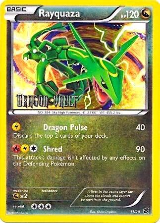 Rayquaza - 11/20 (BLE) Promo - Damaged Holofoil