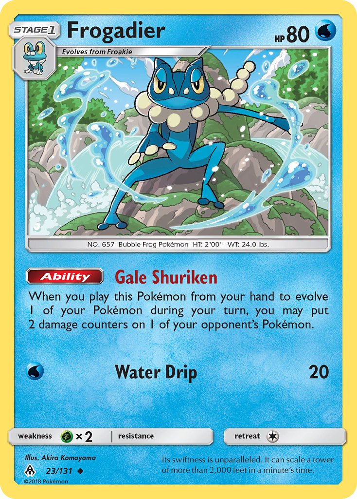 Frogadier - 023/131 (FLI) Uncommon - Near Mint