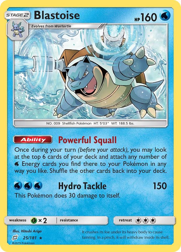 Blastoise (25/181) Normal Light Play