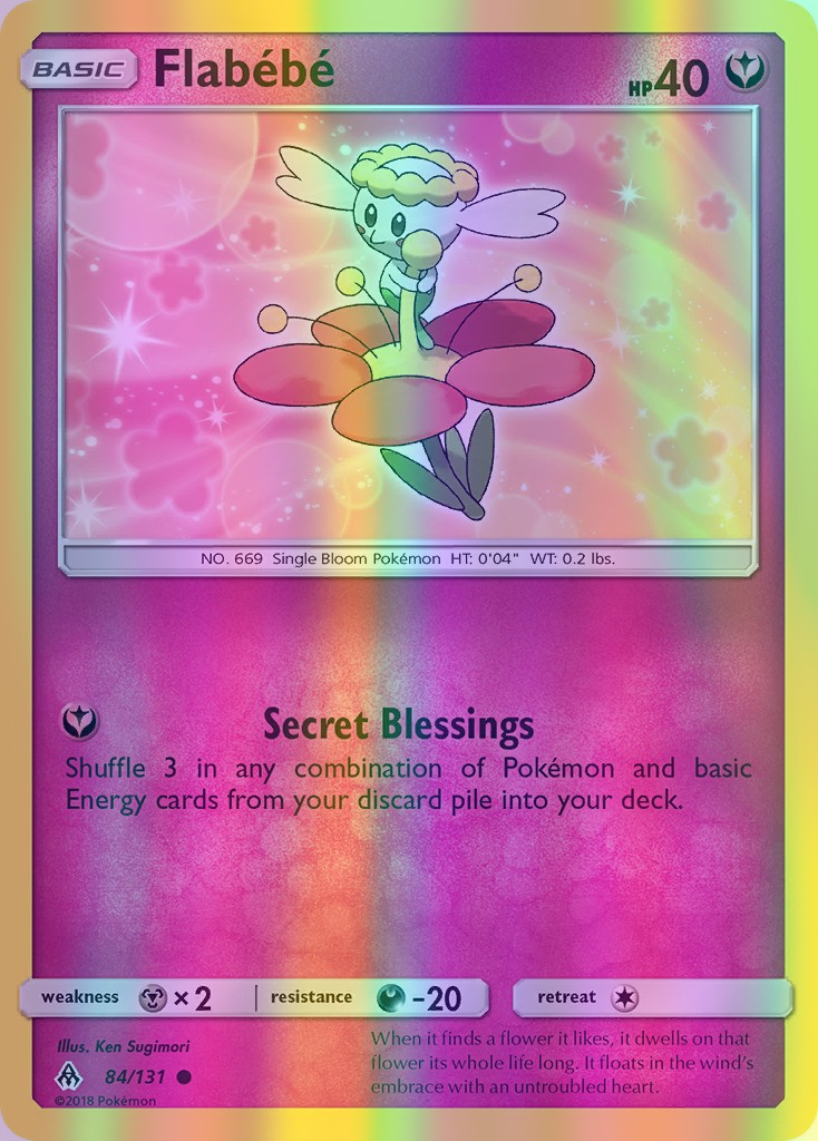 Flabebe - 084/131 (FLI) Common - Near Mint Reverse Holofoil