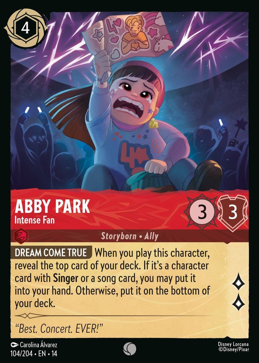 Abby Park - Intense Fan (104/204 - Hyperia City) Common