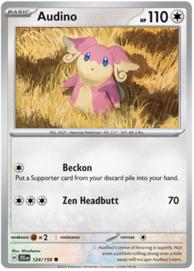 Audino - 124/159 (JTG) Common