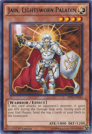 Jain, Lightsworn Paladin (BP03-EN042) Rare - Near Mint 1st Edition