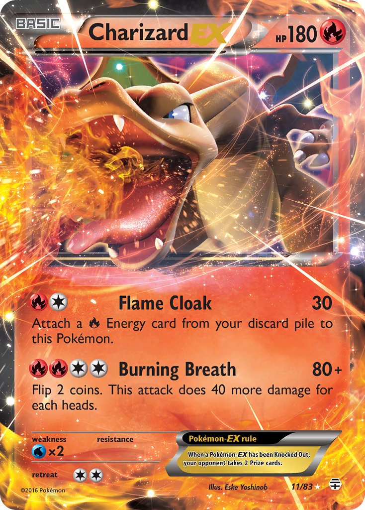 Charizard EX - 011/083 (GEN) Ultra Rare