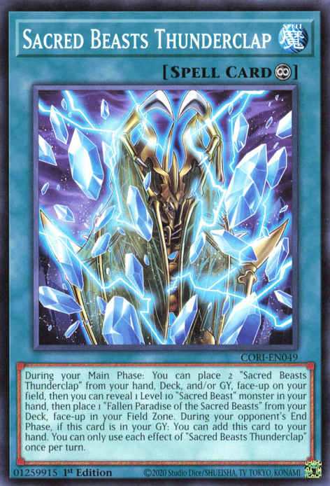 Sacred Beasts Thunderclap (CORI-EN049)