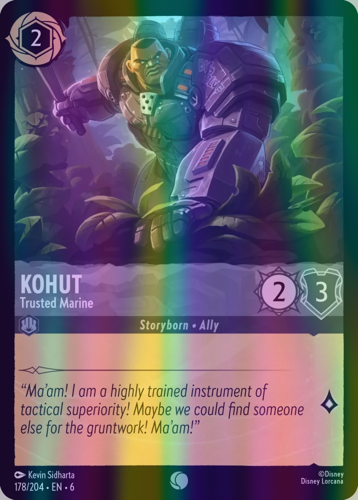 Kohut - Trusted Marine (Azurite Sea 178/204) Common - Near Mint Cold Foil