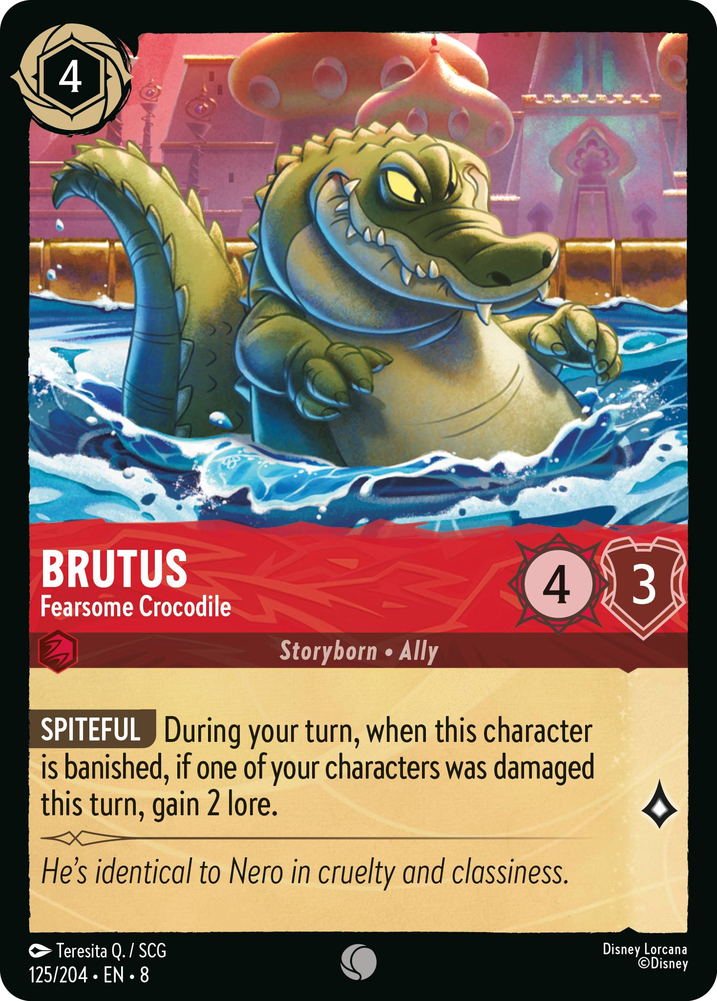 Brutus - Fearsome Crocodile (Reign of Jafar - 125/204 ) Common