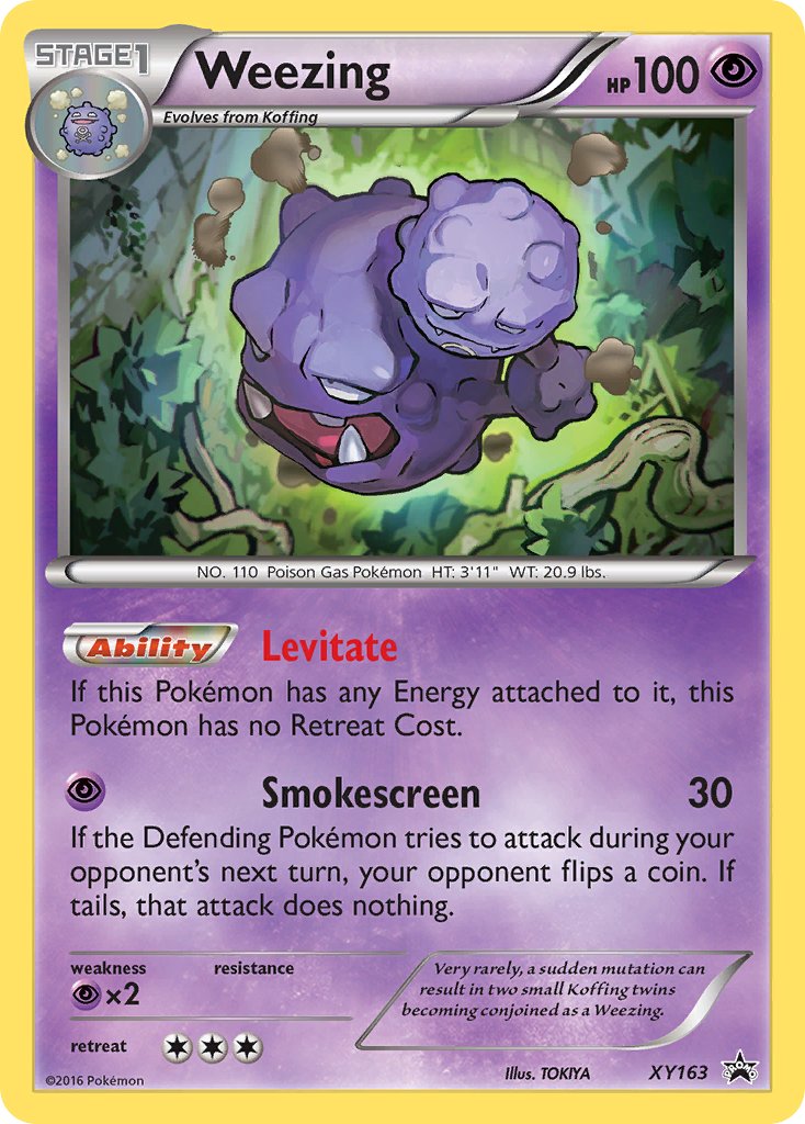 Weezing - XY163 (XY:PR) Promo - Near Mint Holofoil