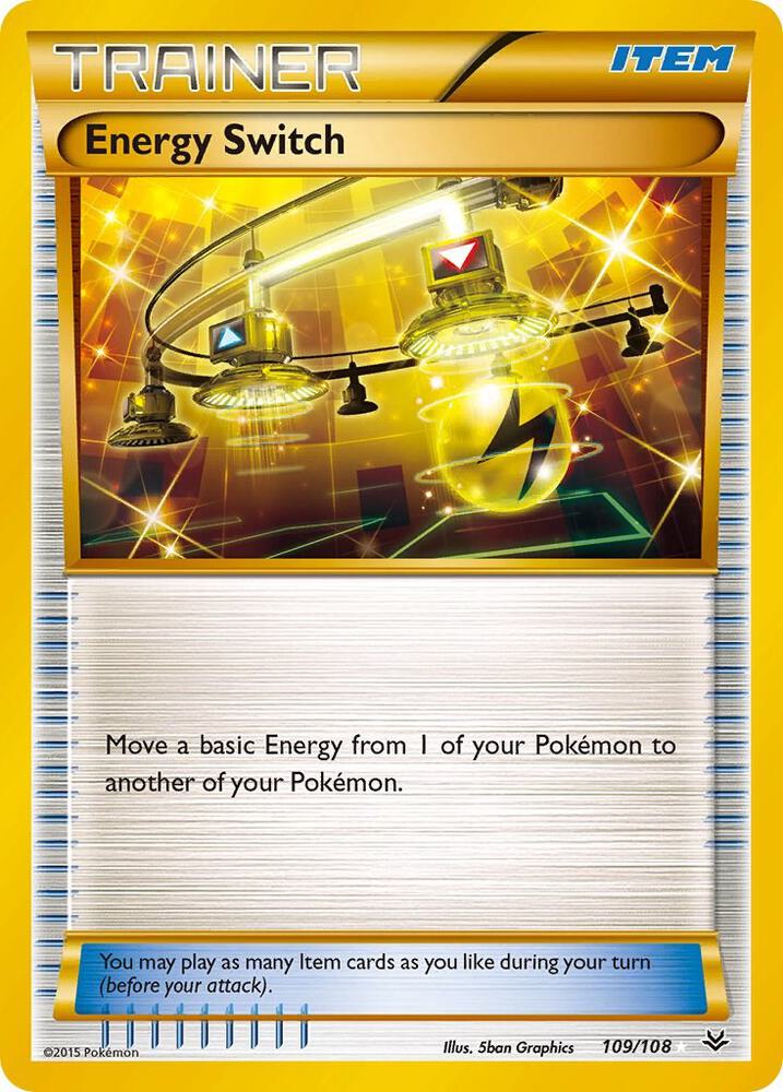 Energy Switch - 109/108 (ROS) Secret Rare - Heavy Played Holofoil