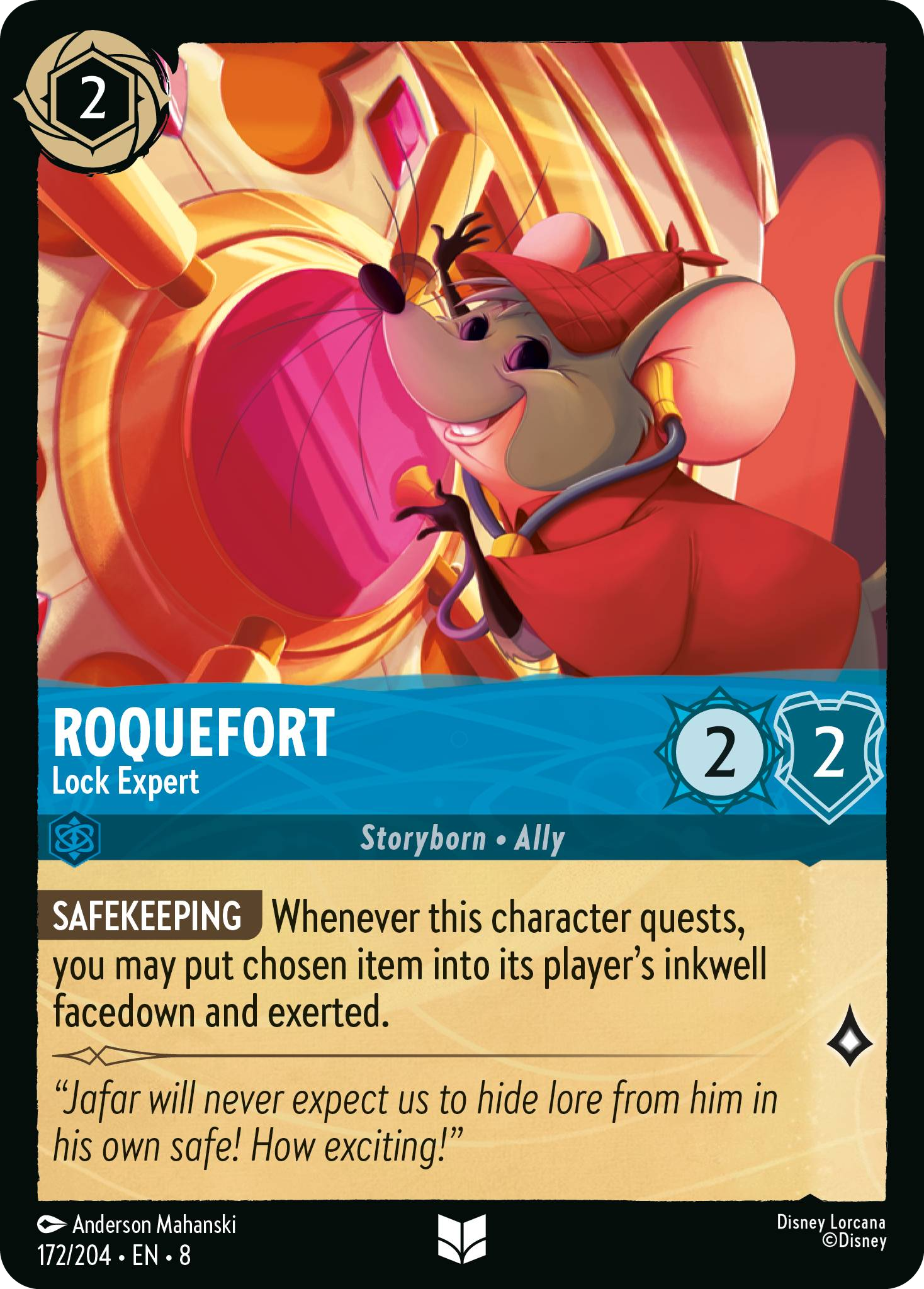 Roquefort - Lock Expert (Reign of Jafar - 172/204 ) Uncommon