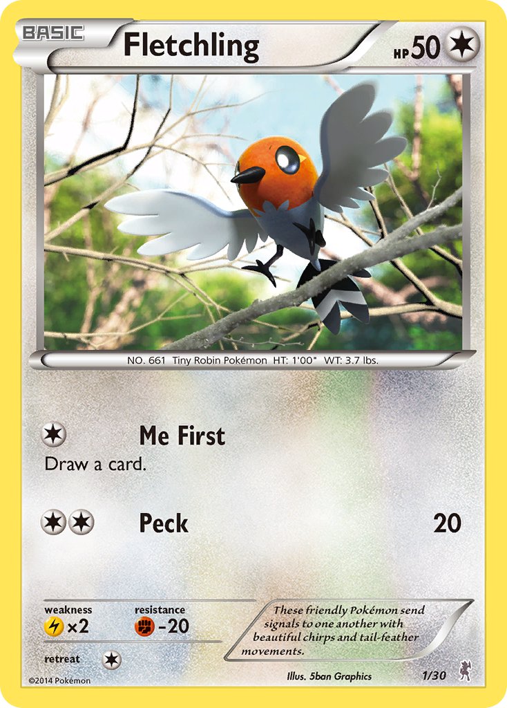 Fletchling - 01/30 (TK7A) Common - Near Mint