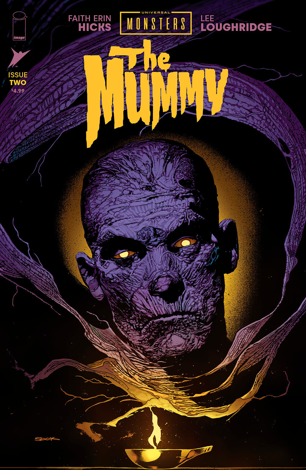 UNIVERSAL MONSTERS THE MUMMY #2 (OF 4) CVR B RYAN SOOK VAR