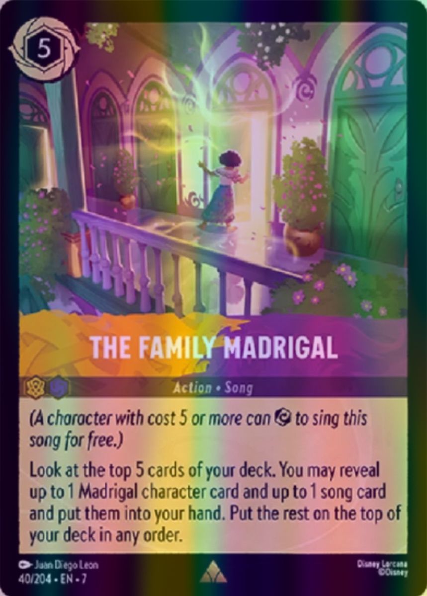 The Family Madrigal (Archazia's Island - 040/204) Rare