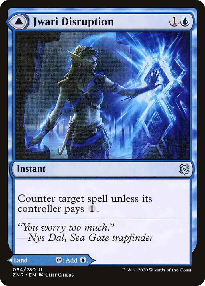 Jwari Disruption // Jwari Ruins (ZNR-U-FOIL)