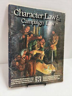 I.C.E. - Rolemaster Character Law & Campaign Law #RM1300 (USED)