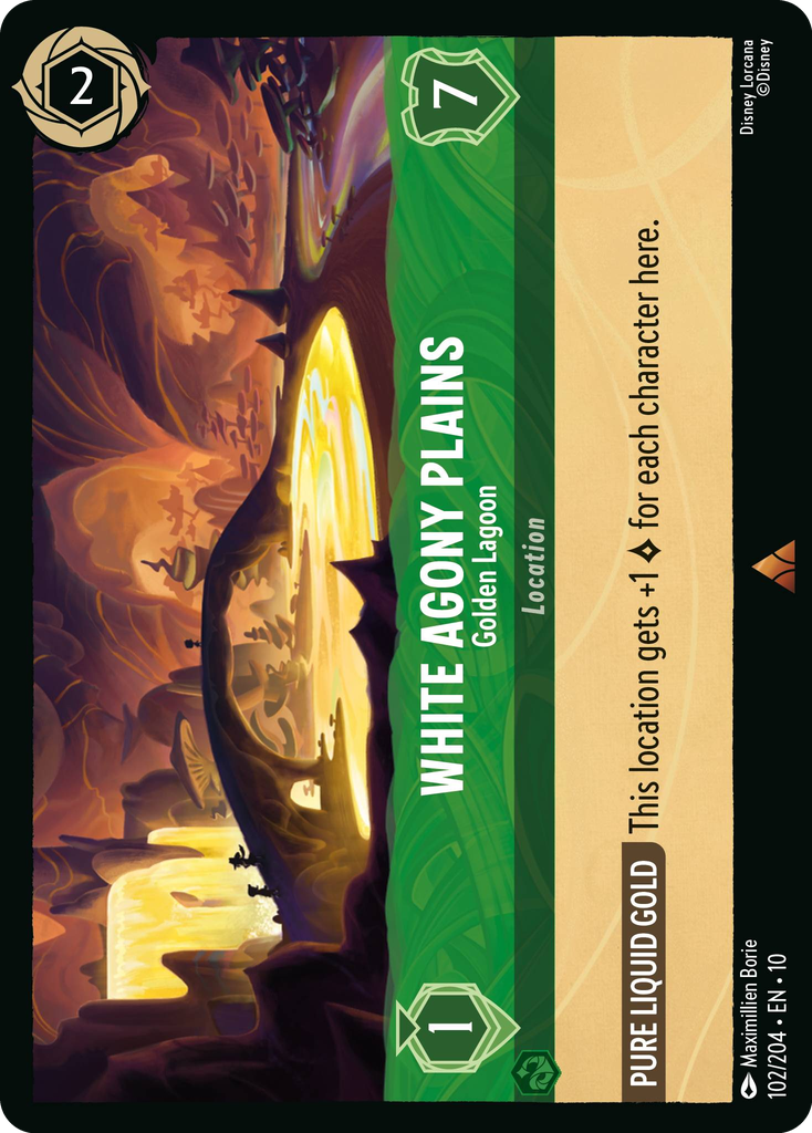 White Agony Plains - Golden Lagoon (102/204 - Whispers in the Well) Rare