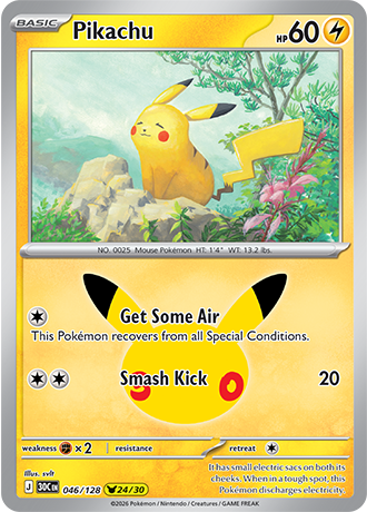 Pikachu - 046/128 (30C) Pikachu Rare