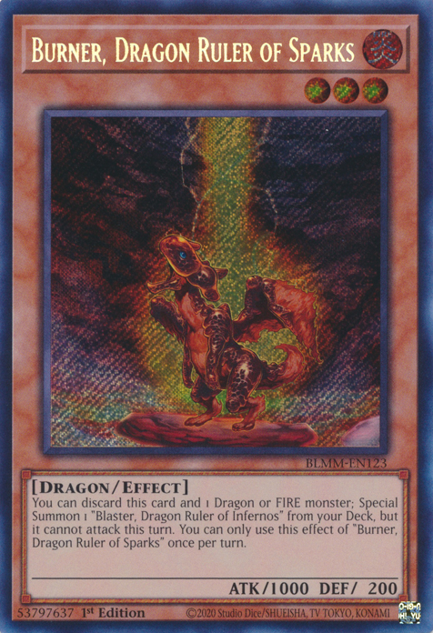 Burner, Dragon Ruler of Sparks (BLMM-EN123)