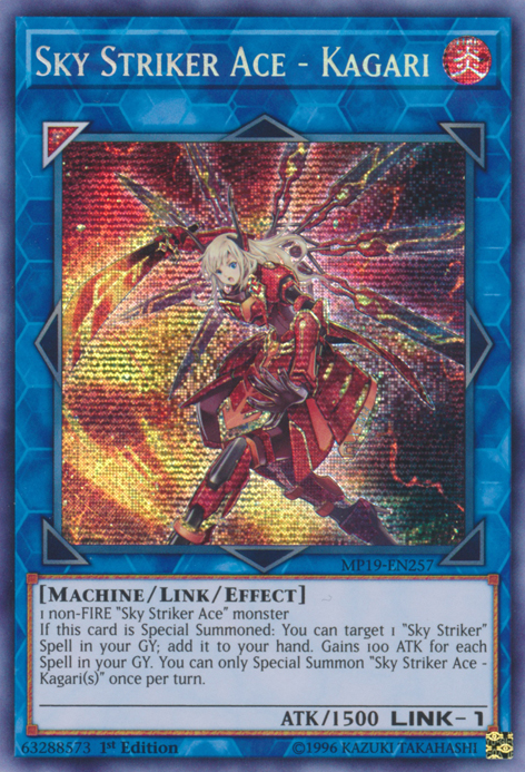 Sky Striker Ace-Kagari (MP19-EN257) 1st Edition