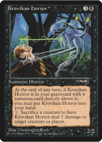 Krovikan Horror (ALL-R) Light Play