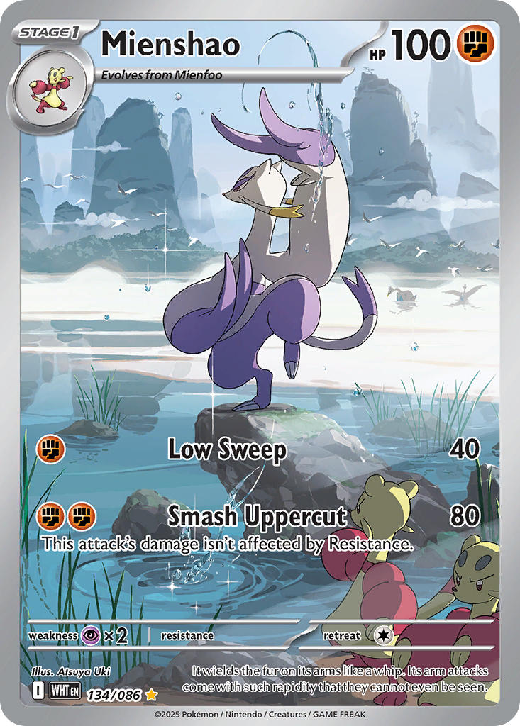 Mienshao - 134/086 (WHT) Illustration Rare
