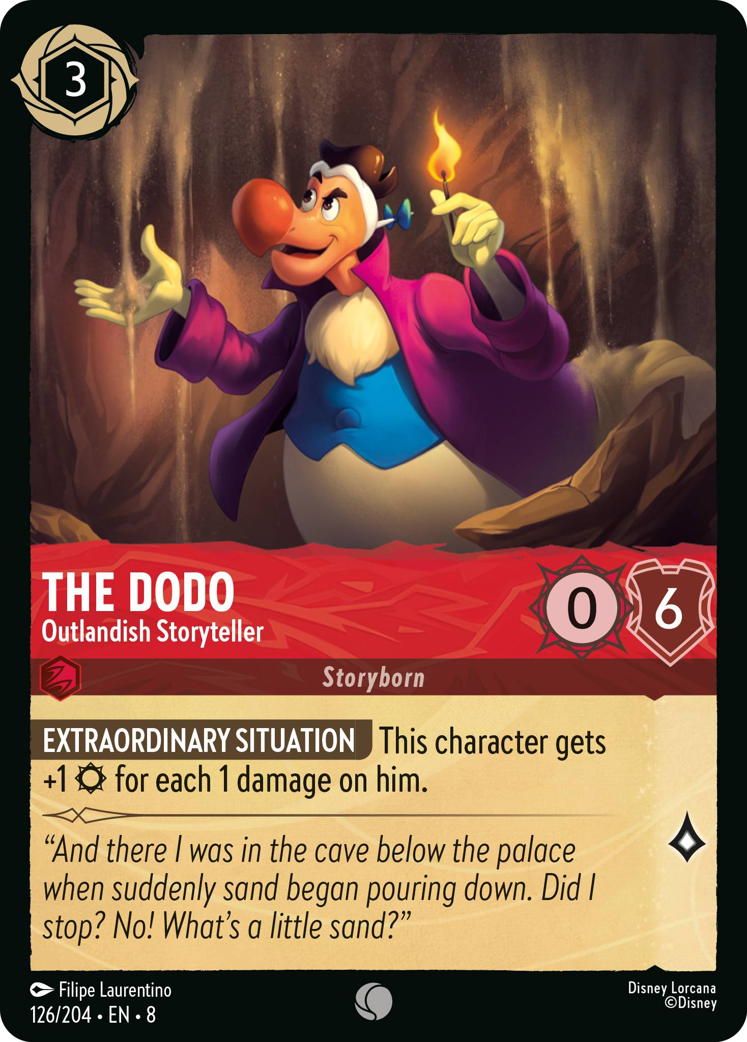 The Dodo - Outlandish Storyteller (Reign of Jafar - 126/204 ) Common
