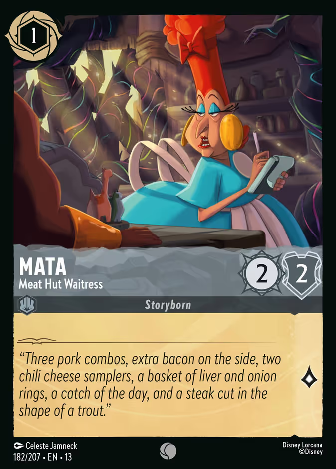 Mata - Meat Hut Waitress (182/204 - Attack of the Vine!) Common