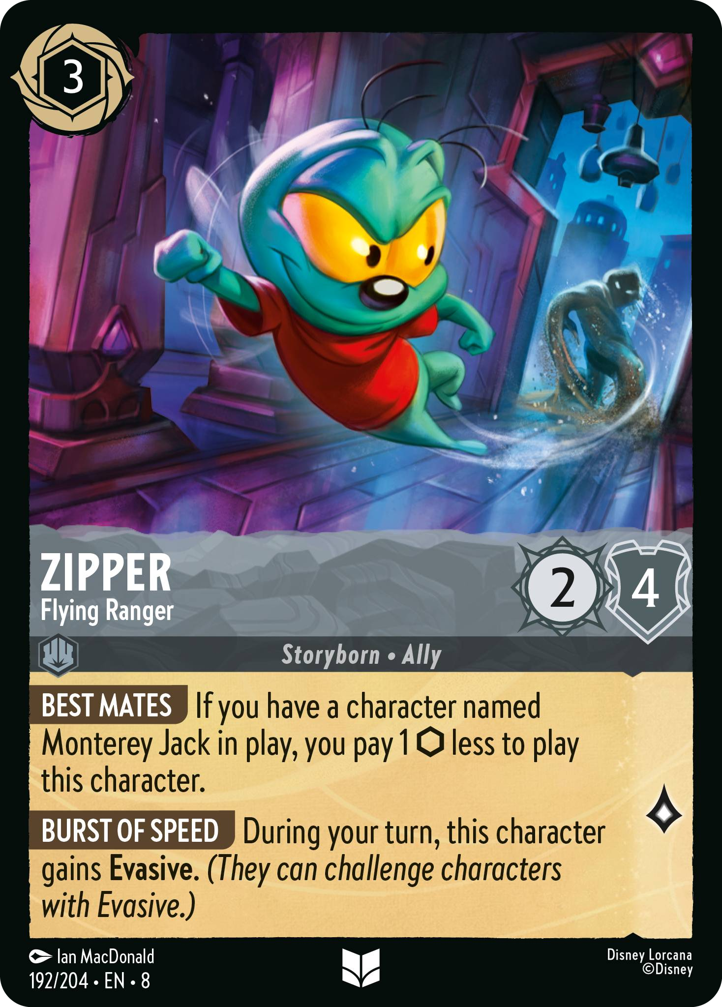 Zipper - Flying Ranger (Reign of Jafar - 192/204 ) Uncommon