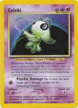 Celebi - 03/64 (N3) Holo Rare - Light Play Unlimited