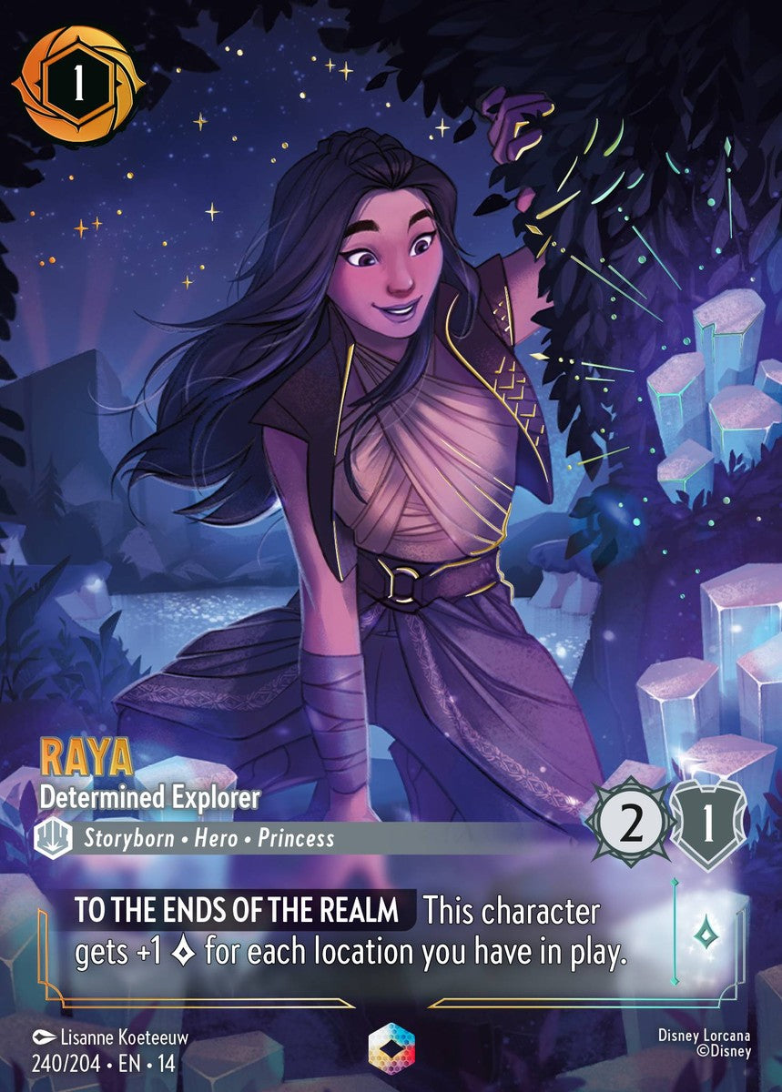 Raya - Determined Explorer (240/204 - Hyperia City) Enchanted