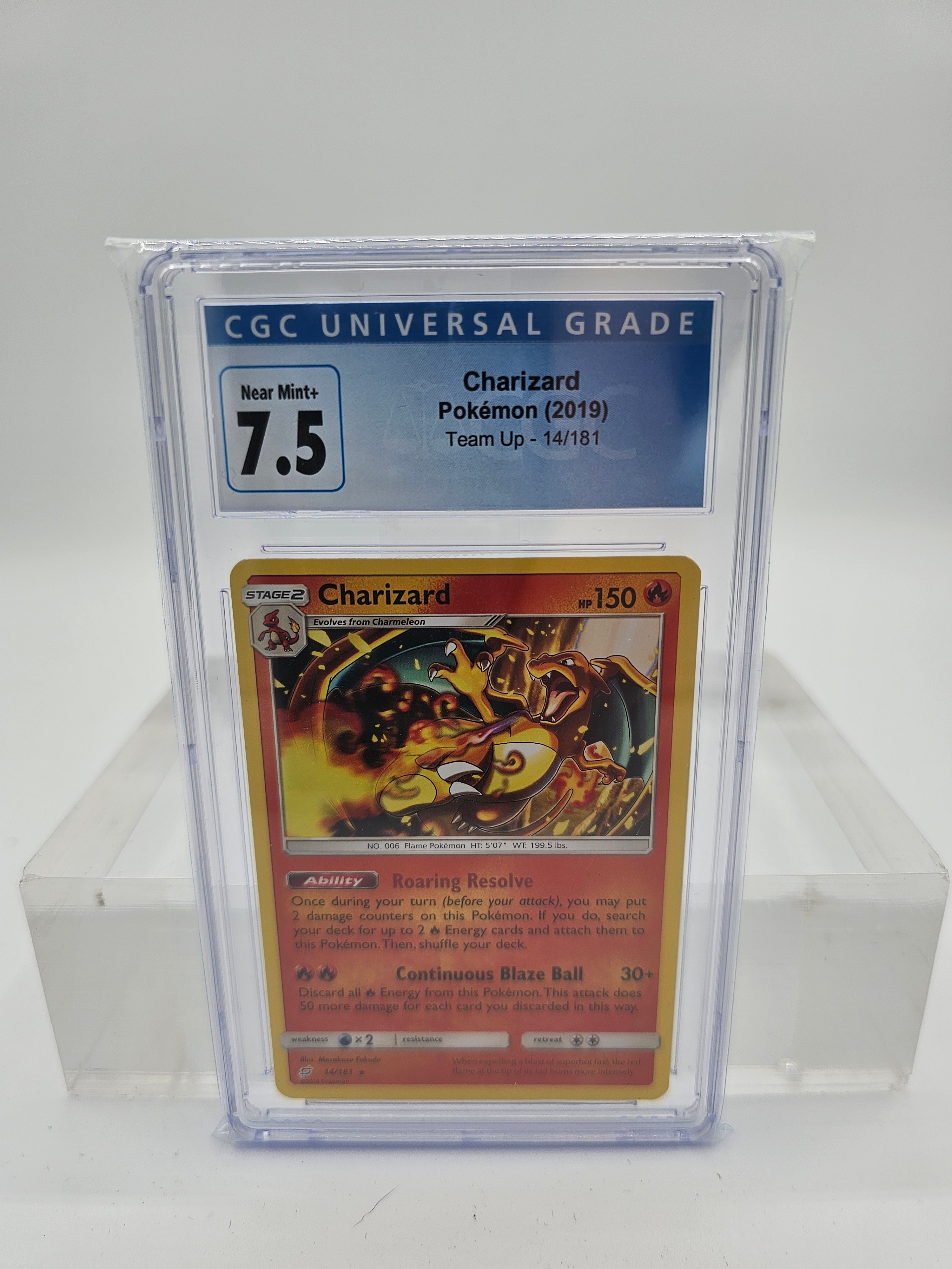 Charizard (14/181) (CGC Graded - 7.5)