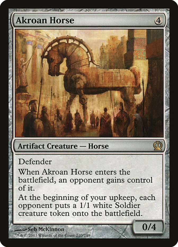 Akroan Horse (THS-R-FOIL)