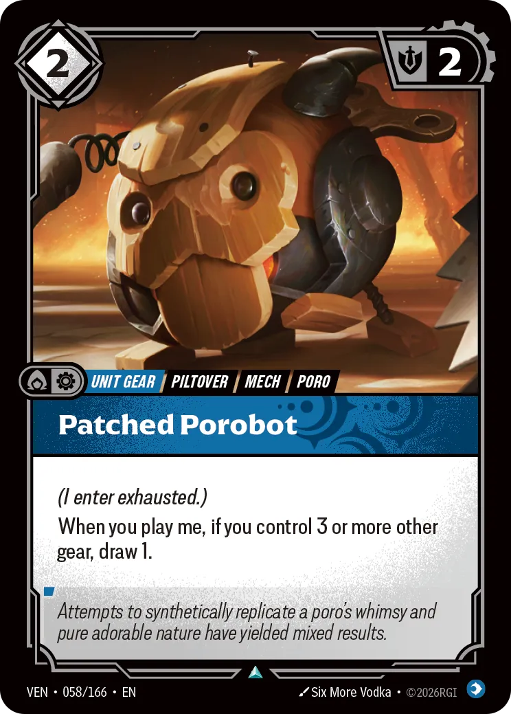 Patched Porobot - 058/166 (VEN) Common