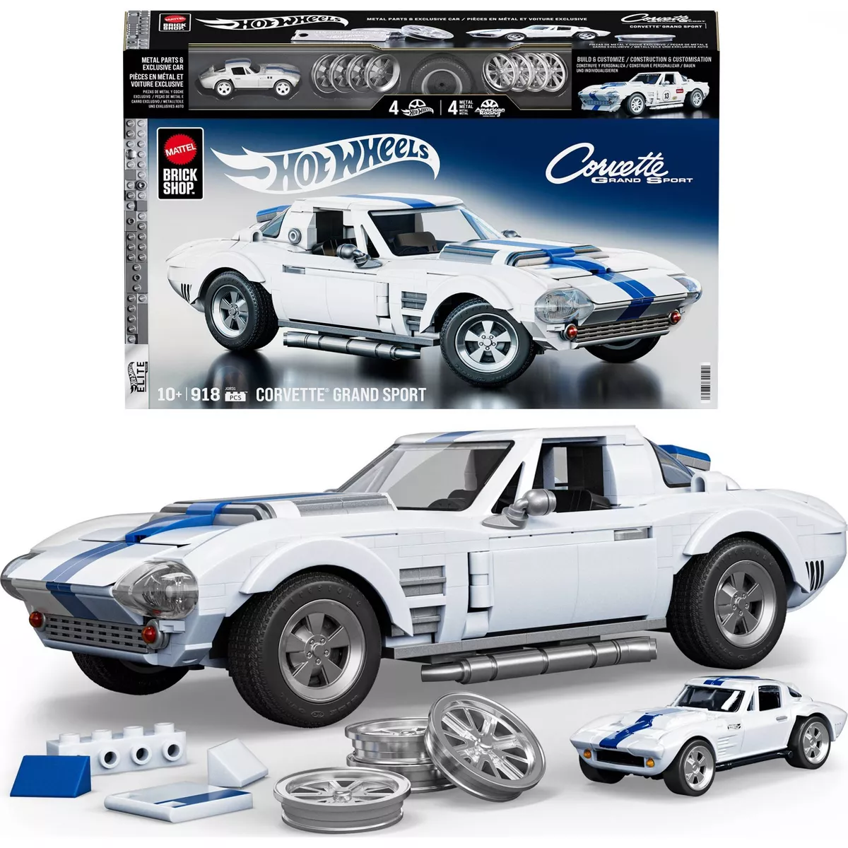 Mattel Brick Shop: Hot Wheels - Corvette Grand Sport