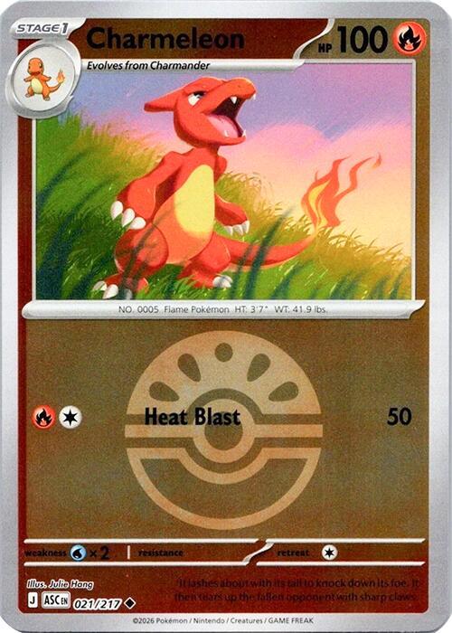 Charmeleon (Friend Ball) - 021/217 (ASC) Uncommon