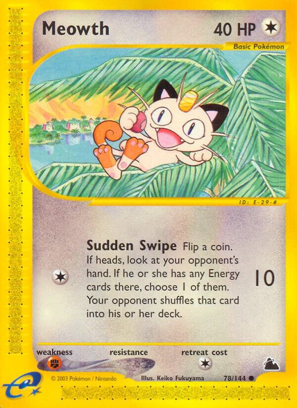 Meowth - 078/144 (SK) Common - Near Mint