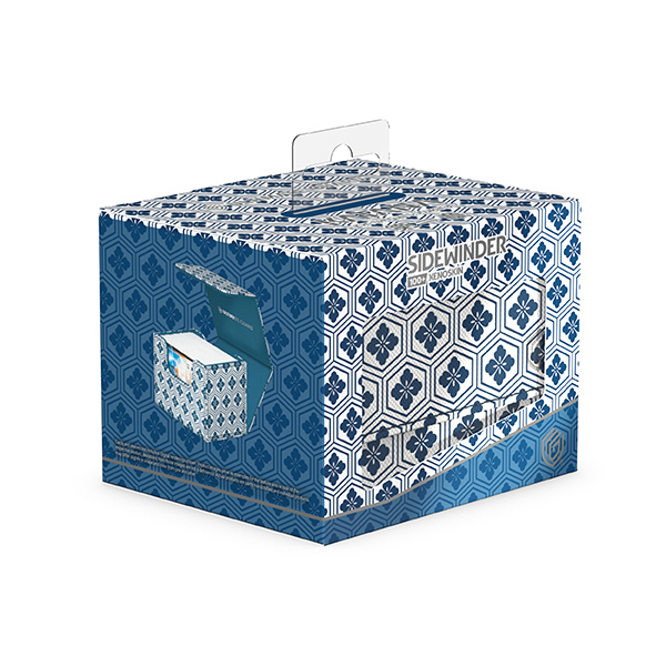 Ultimate Guard: Deck Case - Sidewinder 100+ XenoSkin - Shogun’s Journey- Part 2: Kikko (White / Blue)