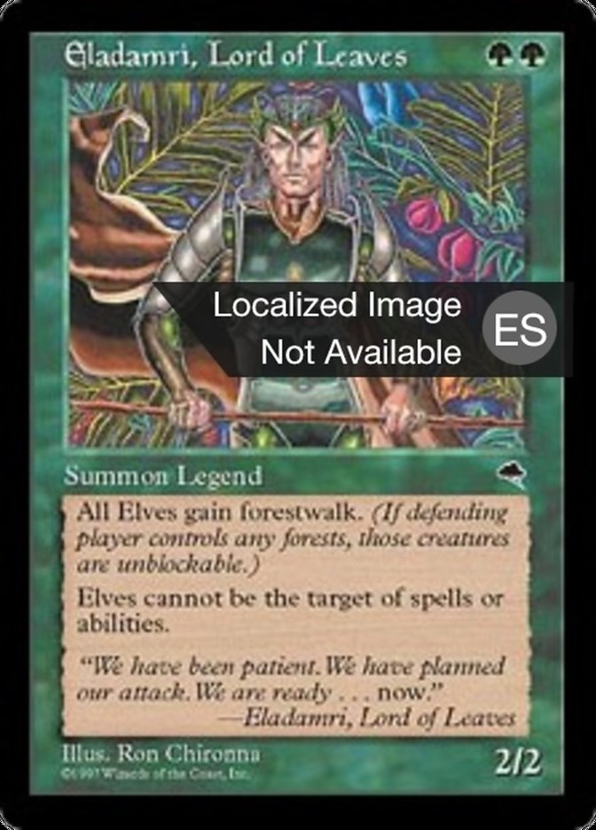 Eladamri, Lord of Leaves (TMP-R) Spanish