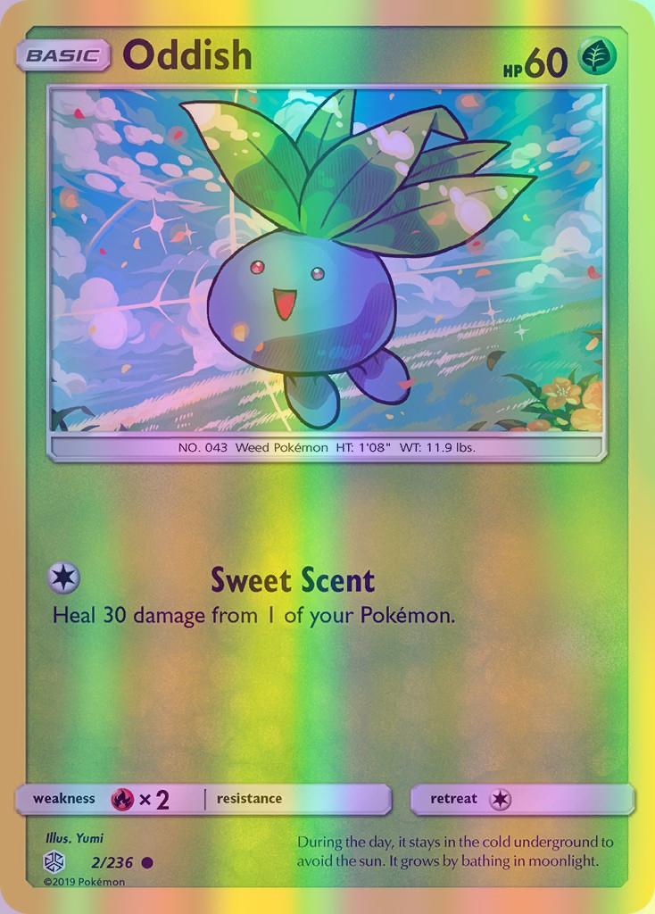 Oddish - 002/236 (CEC) Common - Near Mint Reverse Holofoil