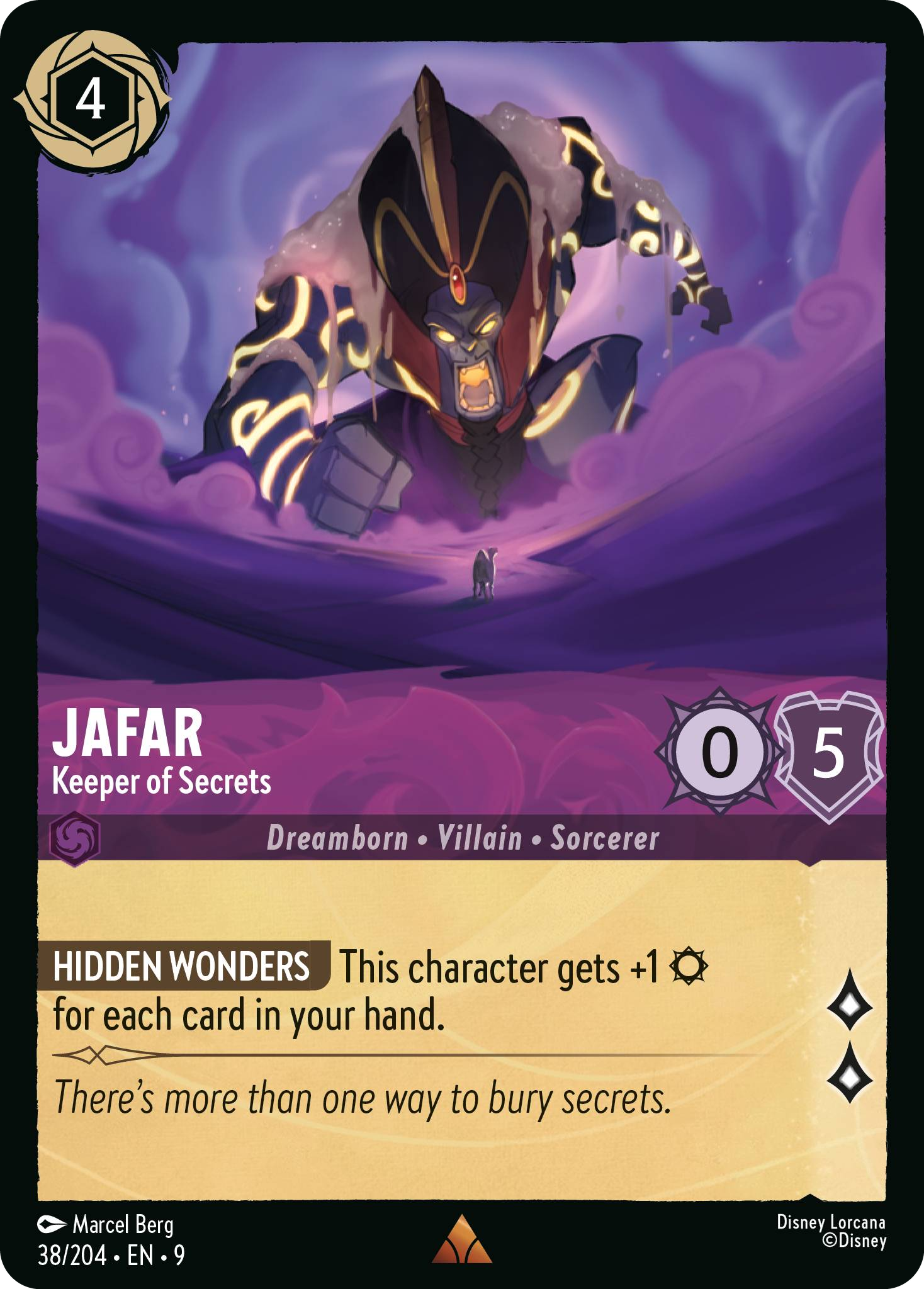 Jafar - Keeper of Secrets (Fabled - 038/204) Rare